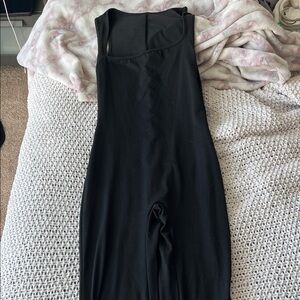 Black Sleeveless Jumpsuit